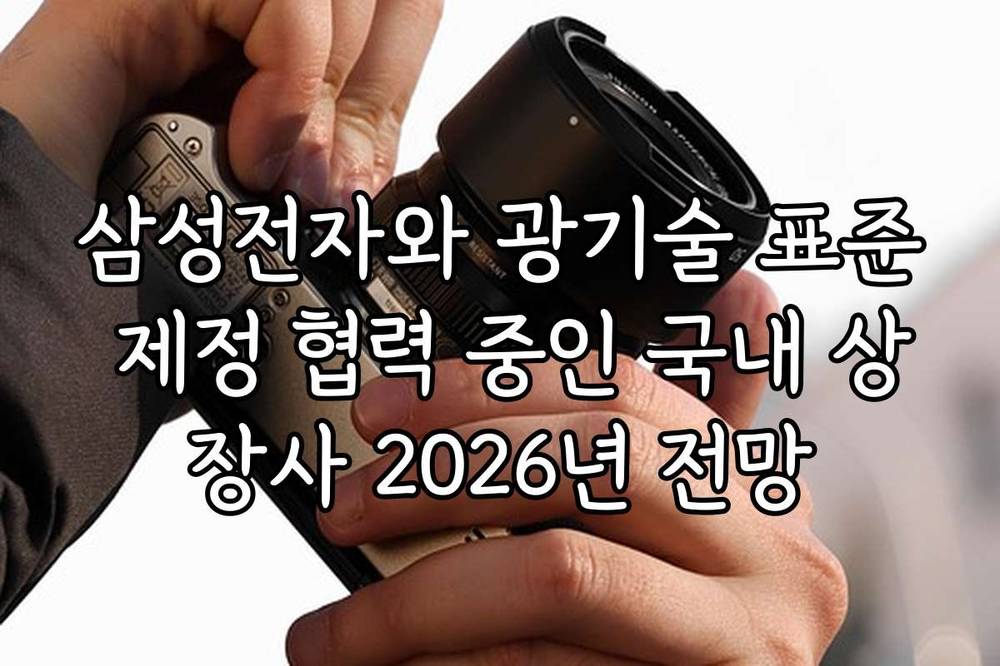 삼성전자와 광기술 표준 제정 협력 중인 국내 상장사 2026년 전망