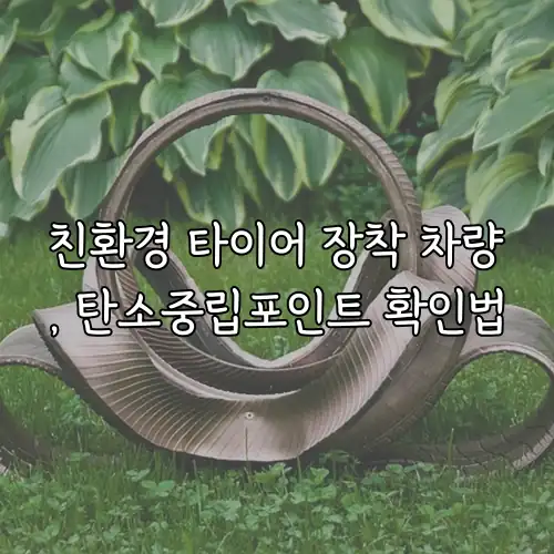 친환경 타이어 장착 차량, 탄소중립포인트 확인법