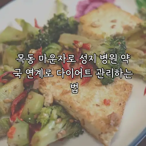 목동 마운자로 성지 병원 약국 연계로 다이어트 관리하는 법