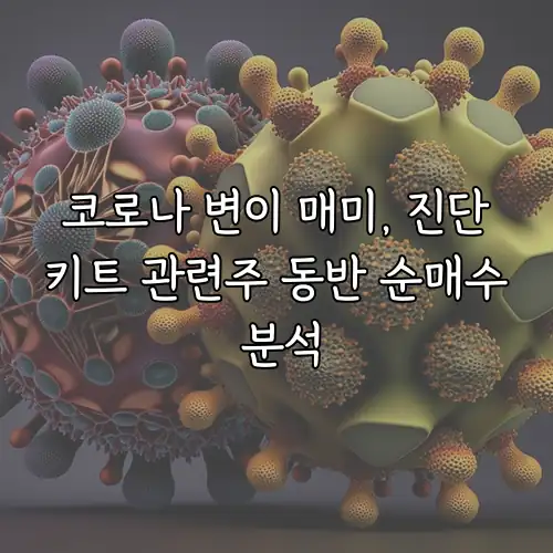 코로나 변이 매미, 진단키트 관련주 동반 순매수 분석