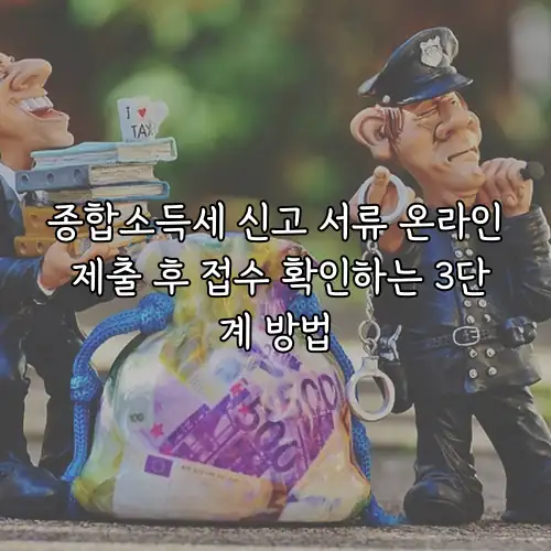 종합소득세 신고 서류 온라인 제출 후 접수 확인하는 3단계 방법