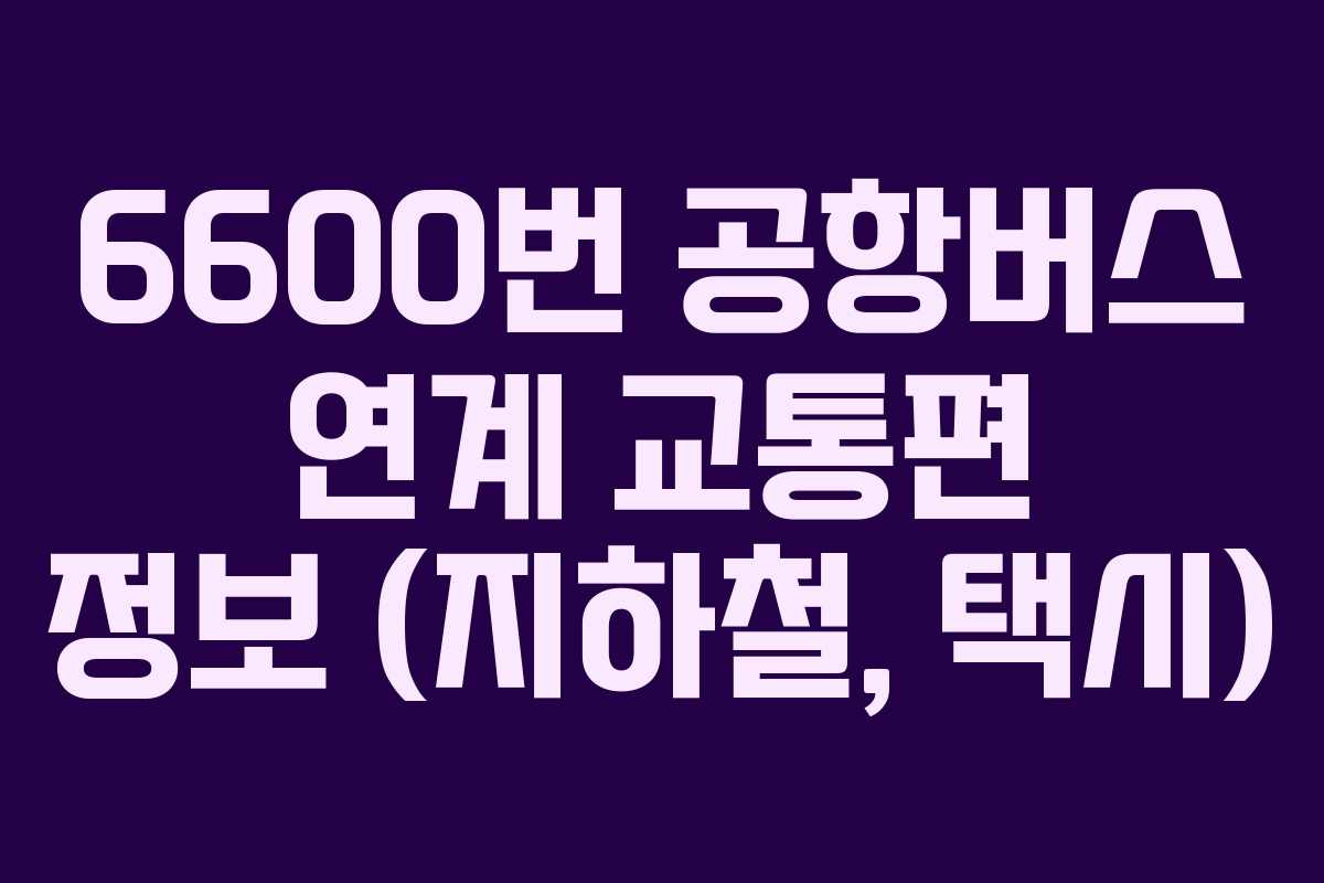 6600번-공항버스-연계-교통편-정보-(지하철,-택시)