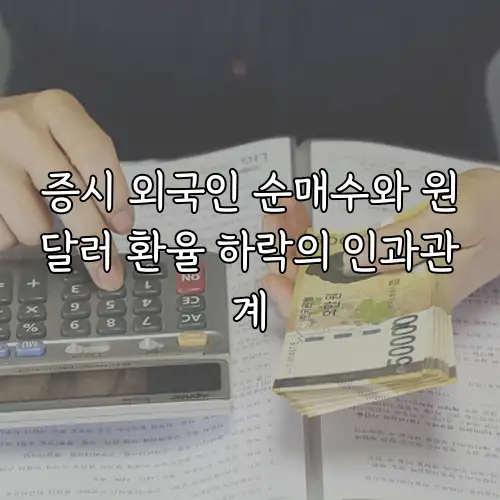 증시 외국인 순매수와 원달러 환율 하락의 인과관계