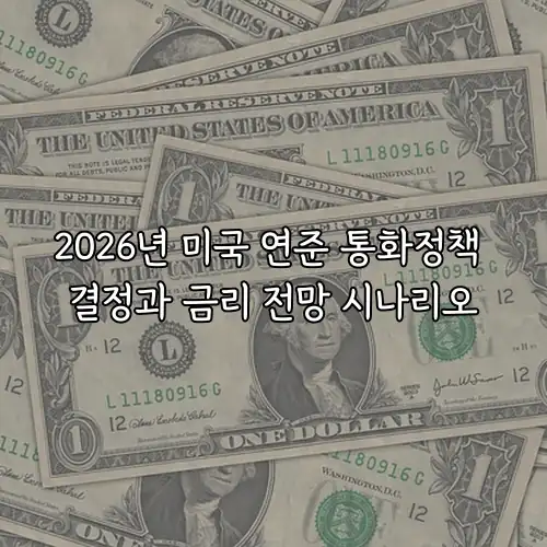 2026년 미국 연준 통화정책 결정과 금리 전망 시나리오