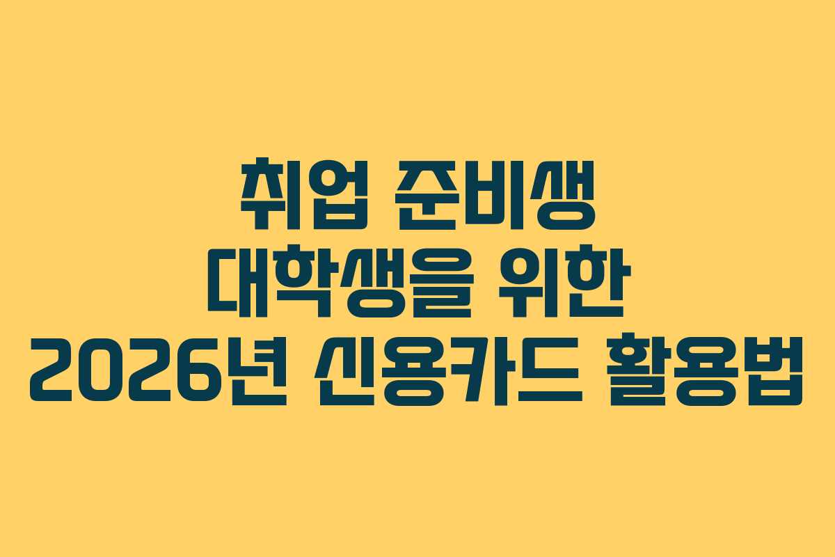 취업-준비생-대학생을-위한-2026년-신용카드-활용법